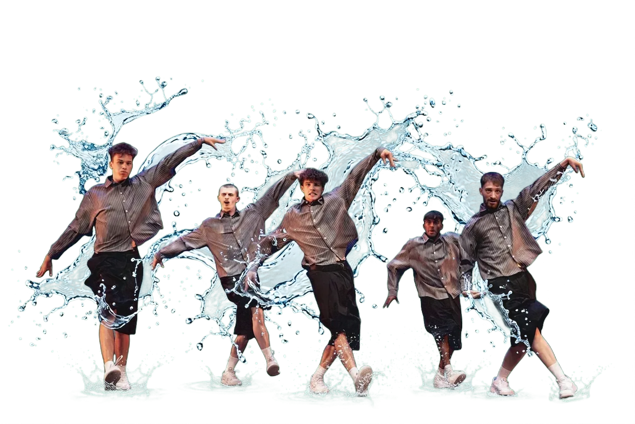 Crew bailando en el escenario de MOD Mallorca